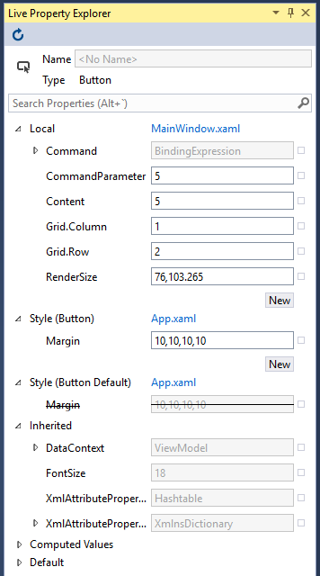 Changes To Visual Studio 15 Xaml Debugging Tools In Rc The Code Mind Interface